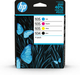 HP No.934 4-Pack 400-400 pagina's (Origineel)