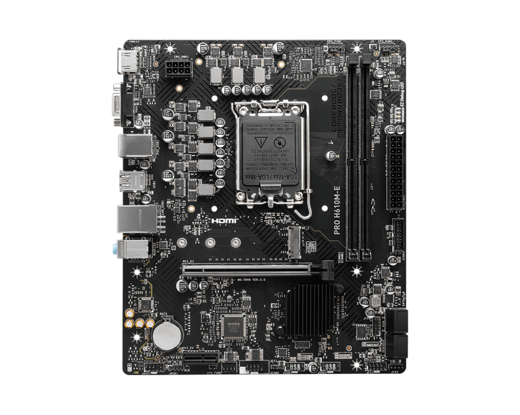MSI 1700 H610M-E PRO - DDR5-M.2-HDMI-VGA-µATX
