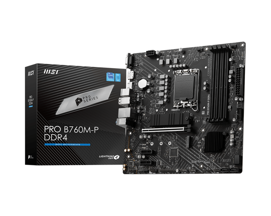 MSI 1700 B760M-P DDR4 PRO - DDR4-2xM.2-DP-HDMI-VGA-µATX
