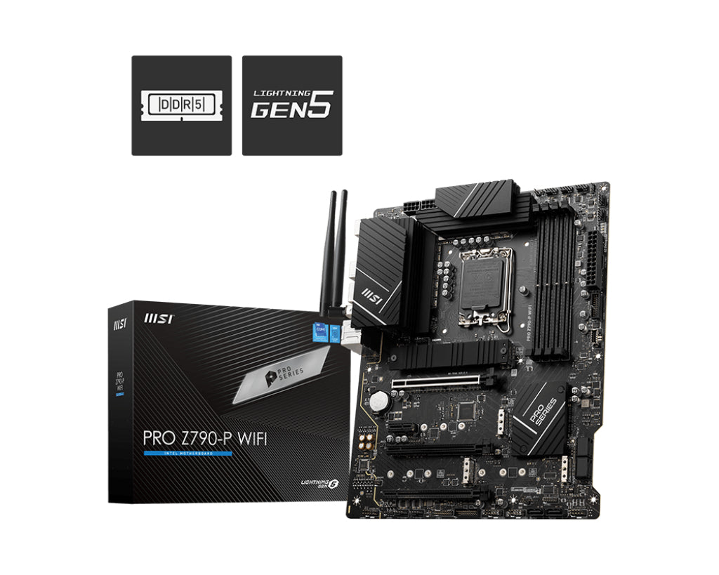 MSI 1700 Z790-P WIFI PRO - DDR5-4xM.2-DP-HDMI-ATX