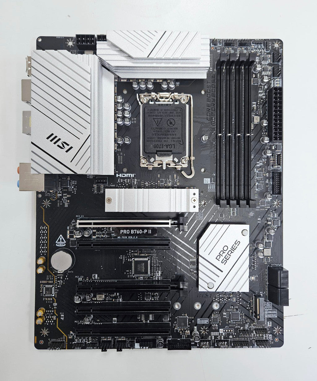 MSI 1700 B760-P II PRO - DDR5-2xM.2-DP-HDMI-ATX