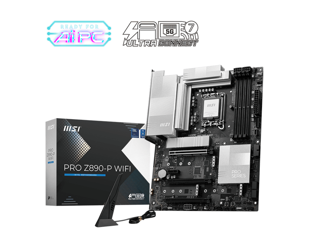 MSI 1851 Z890-P WIFI PRO - DDR5-4xM.2-DP-HDMI-USB-C-ATX