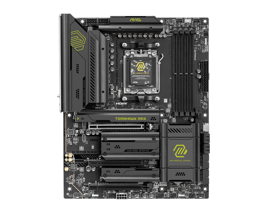 MSI AM5 B850 MAG TOMAHAWK MAX WIFI - DDR5-4xM.2-HDMI
