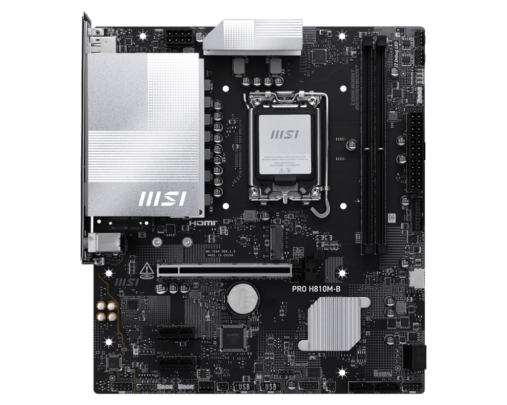 MSI 1851 H810M-B PRO - DDR5-M.2-DP-HDMI-VGA-µATX