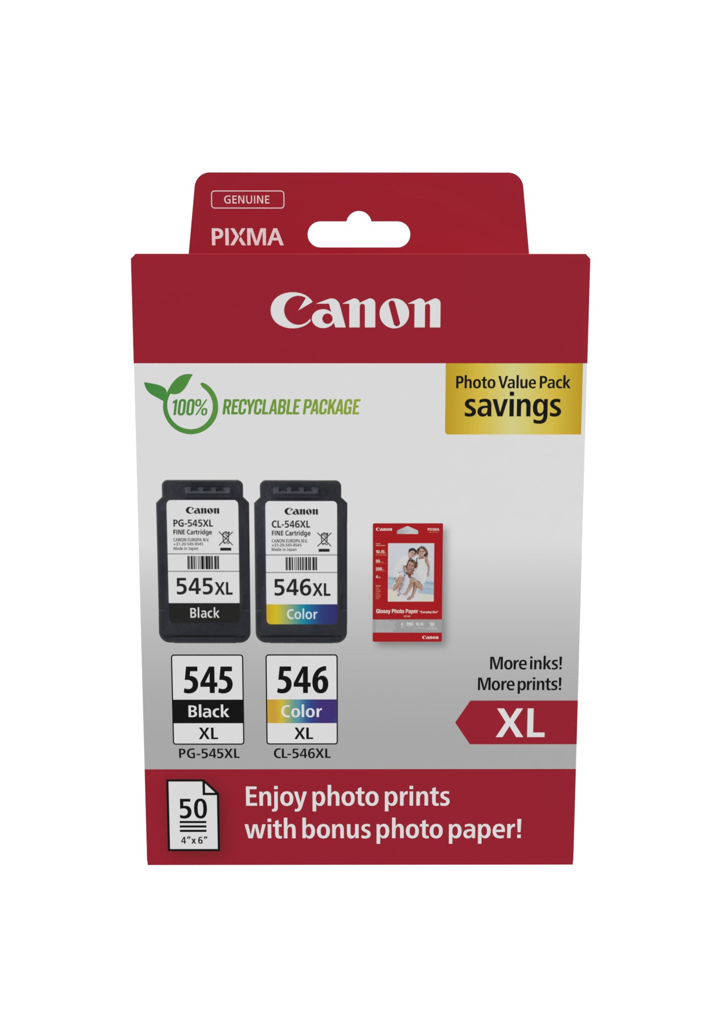 Canon (O) PG-545XL-CL-546XL ValuePack 28,0ml (Originee