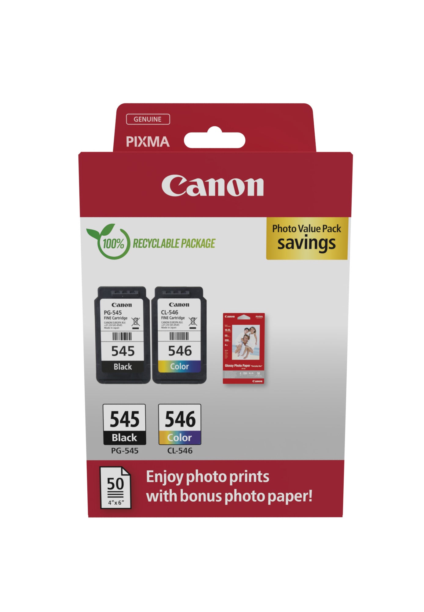 Canon (O) PG-545-CL-546 Multipack 16,0ml (Origineel)