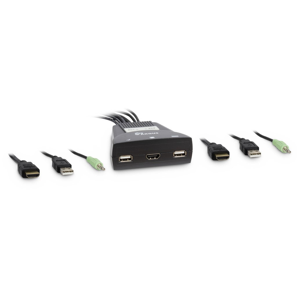 KVM Switch Argus LS-21HA 2xHDMI-2x3,5mm-2xUSB