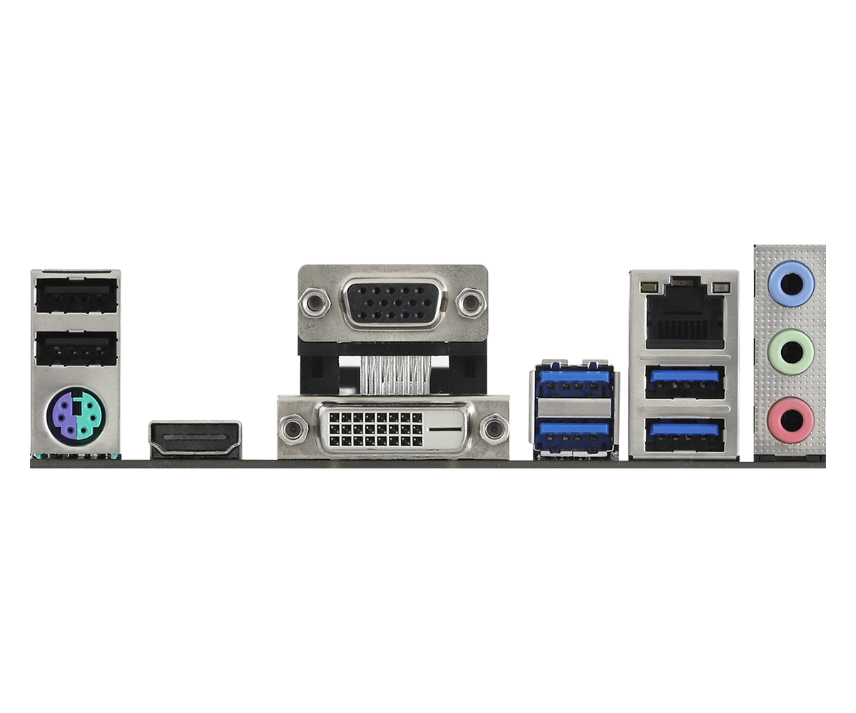 ASRock AM4 A520M-HDV - DDR4-M.2-HDMI-DVI-VGA-µATX