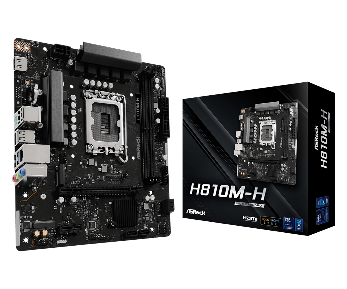 ASRock 1851 H810M-H - DDR5-M.2-HDMI-µATX