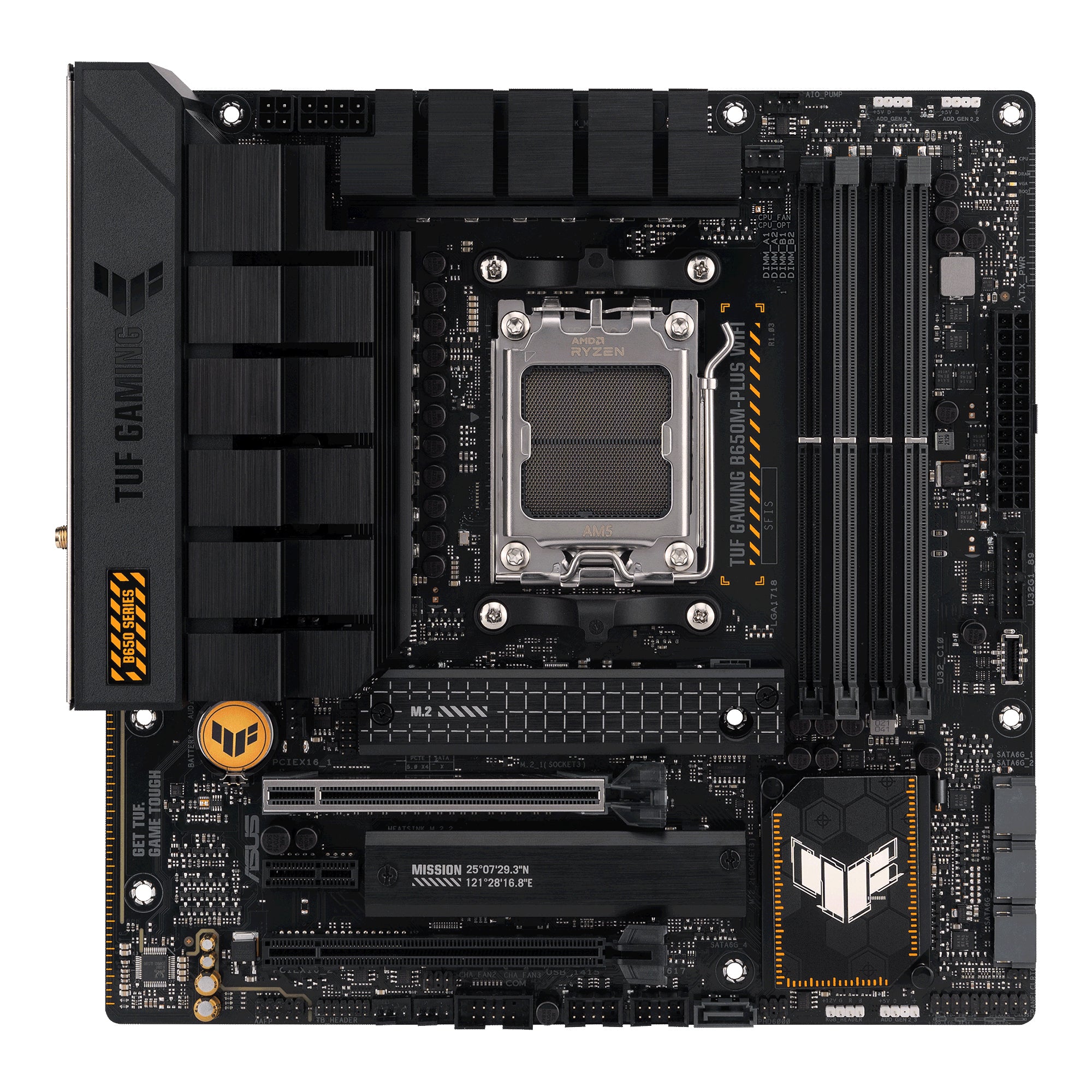 ASUS AM5 B650M-PLUS WIFI TUF GAMING - DDR5-2xM.2-DP-HDMI