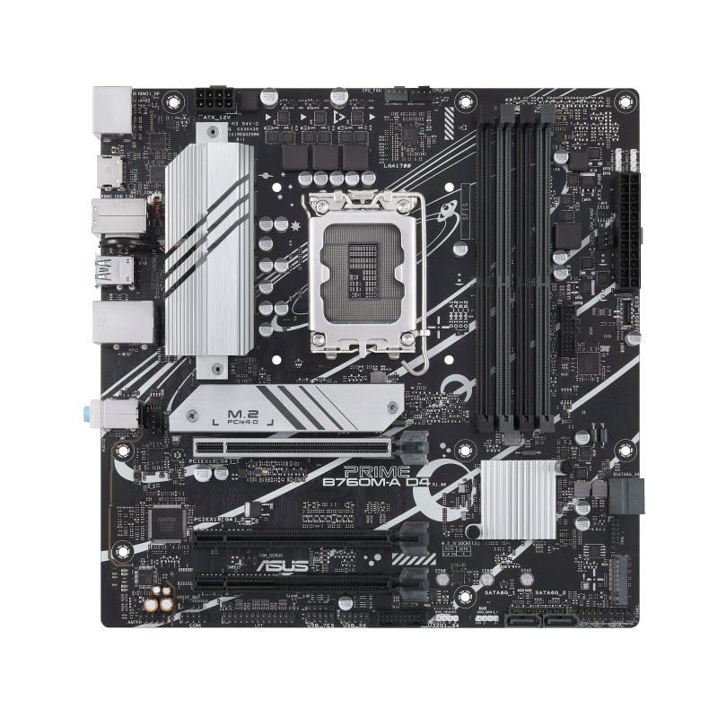 ASUS 1700 B760M-A D4-CSM PRIME - DDR4-2xM.2-DP-2xHDMI