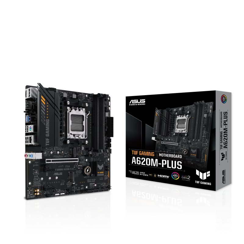 ASUS AM5 A620M-PLUS TUF GAMING - DDR5-M.2-2xDP-HDMI-µAT