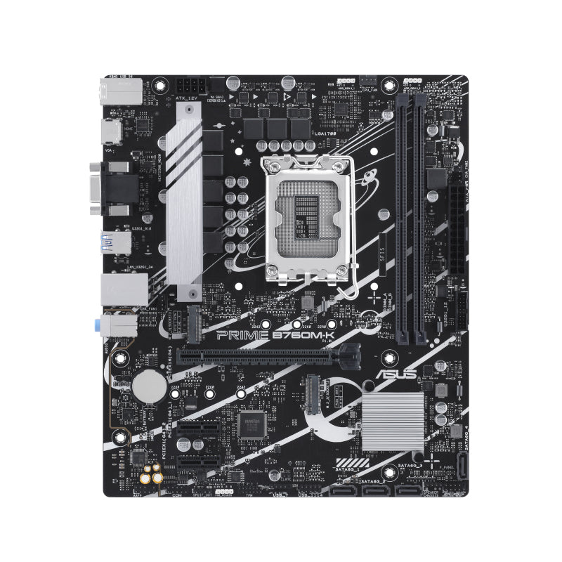 ASUS 1700 B760M-K PRIME - DDR5-2xM.2-HDMI-VGA-µATX