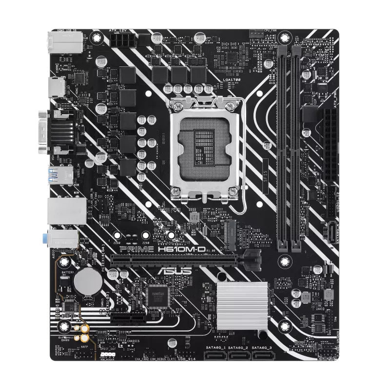ASUS 1700 H610M-D PRIME - DDR5-M.2-DP-HDMI-µATX