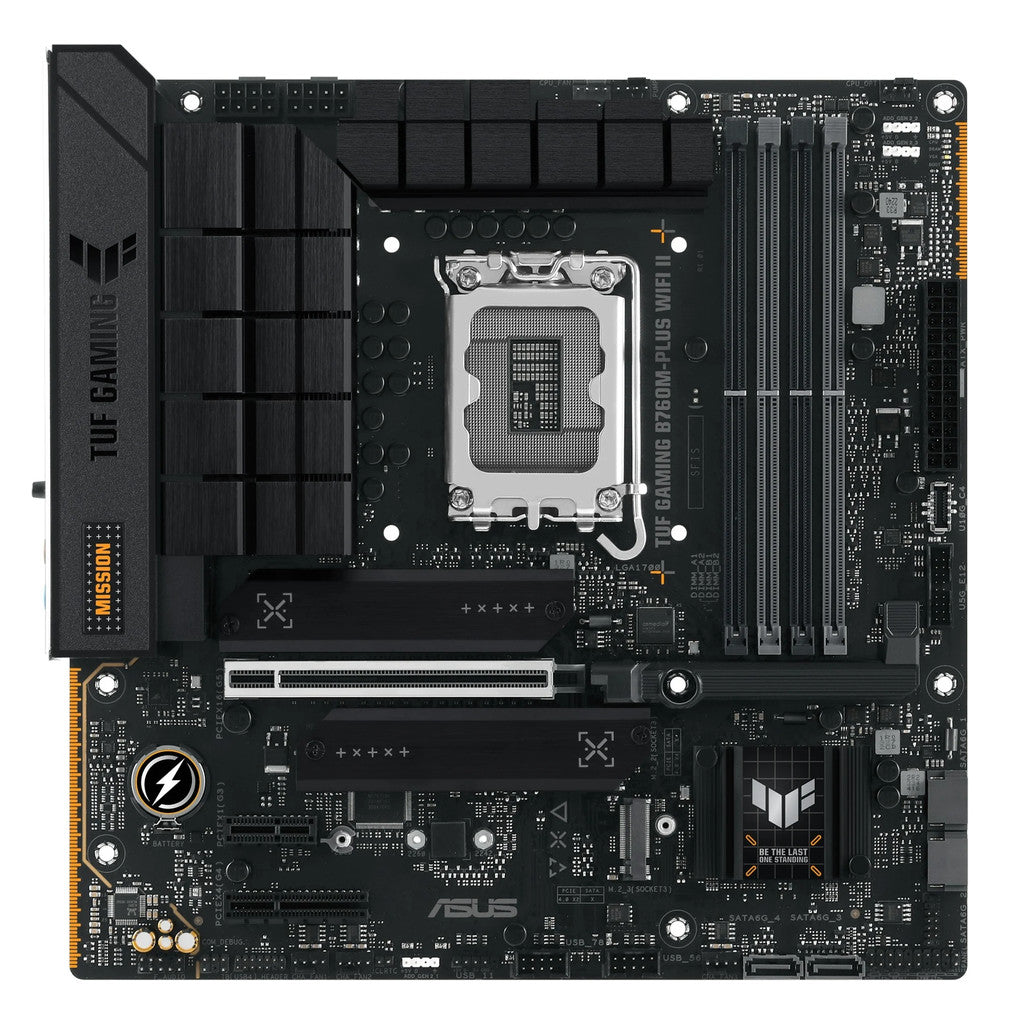 ASUS 1700 B760M-PLUS WIFI II TUF GAMING - DDR5-3xM.2-DP
