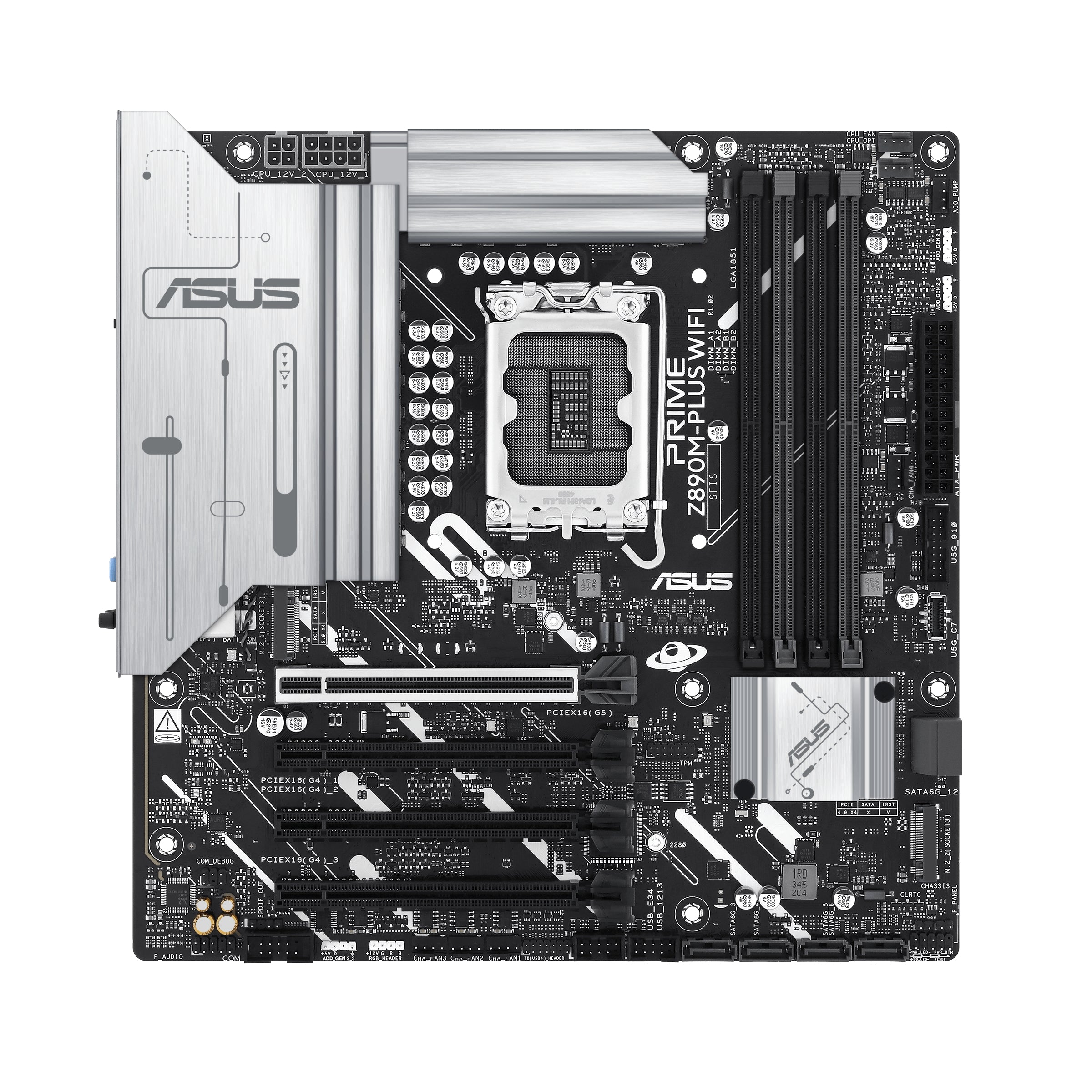 ASUS 1851 Z890M-PLUS WIFI PRIME - DDR5-3xM.2-DP-HDMI-µATX