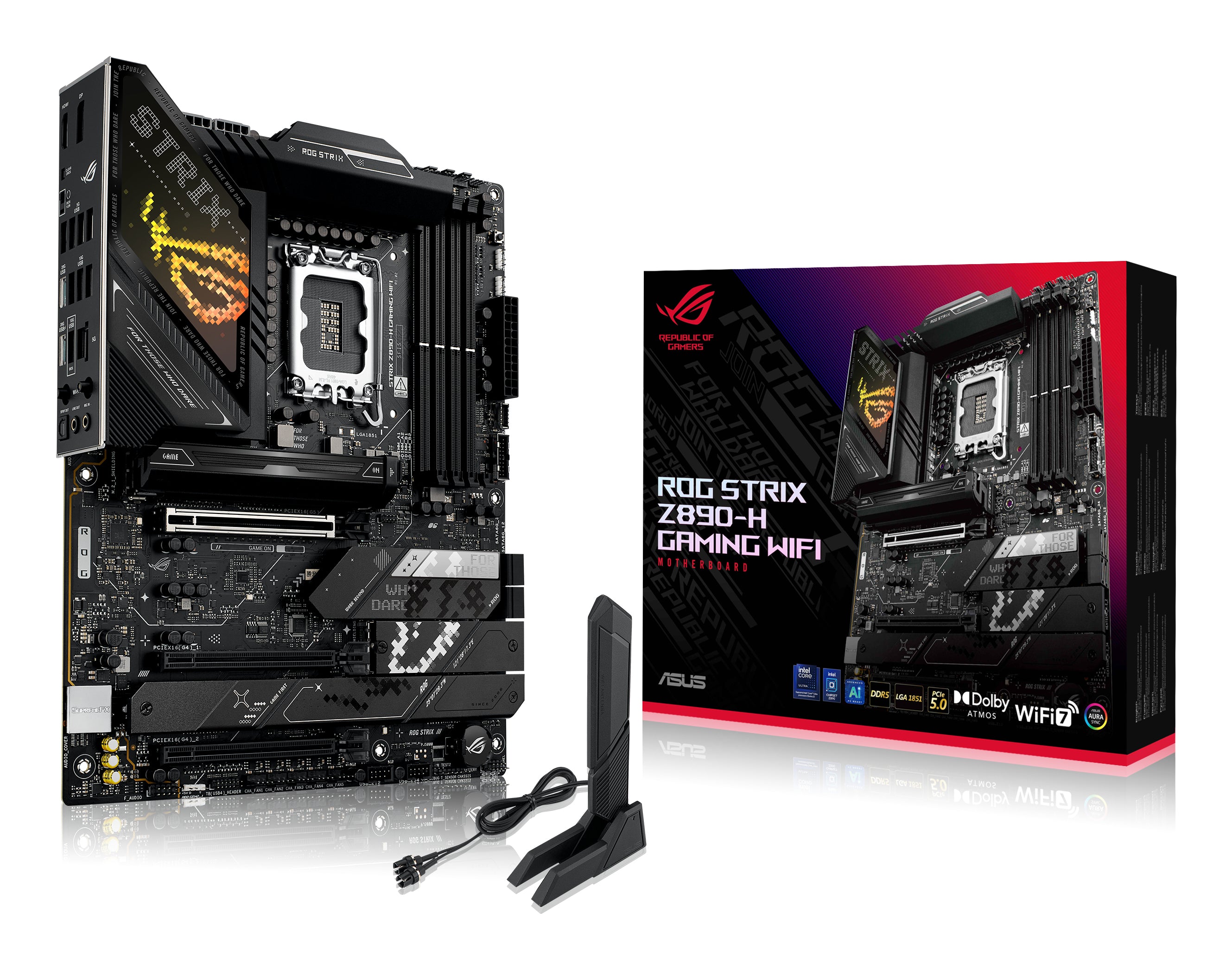 ASUS 1851 Z890-H GAMING WIFI ROG STRIX - DDR5-4xM.2-DP