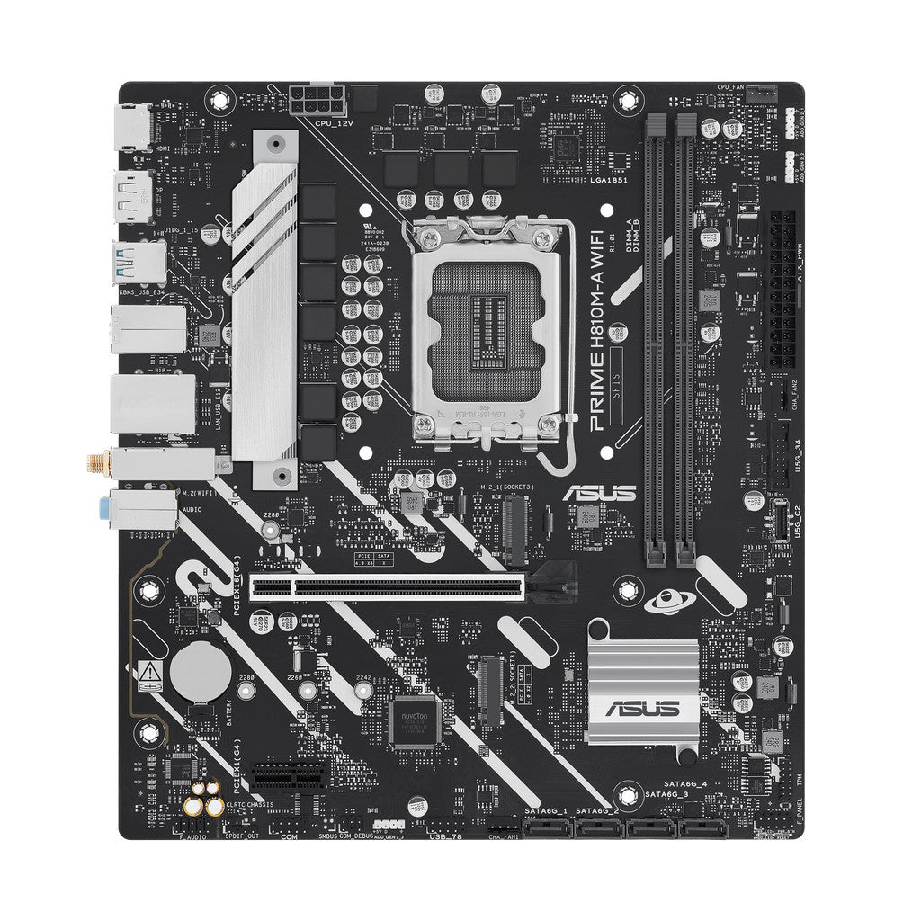 ASUS 1851 H810M-A WIFI PRIME - DDR5-2xM.2-DP-HDMI-µATX