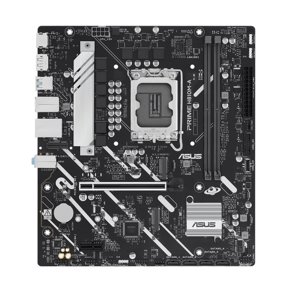 ASUS 1851 H810M-A-CSM PRIME - DDR5-2xM.2-DP-HDMI-µATX