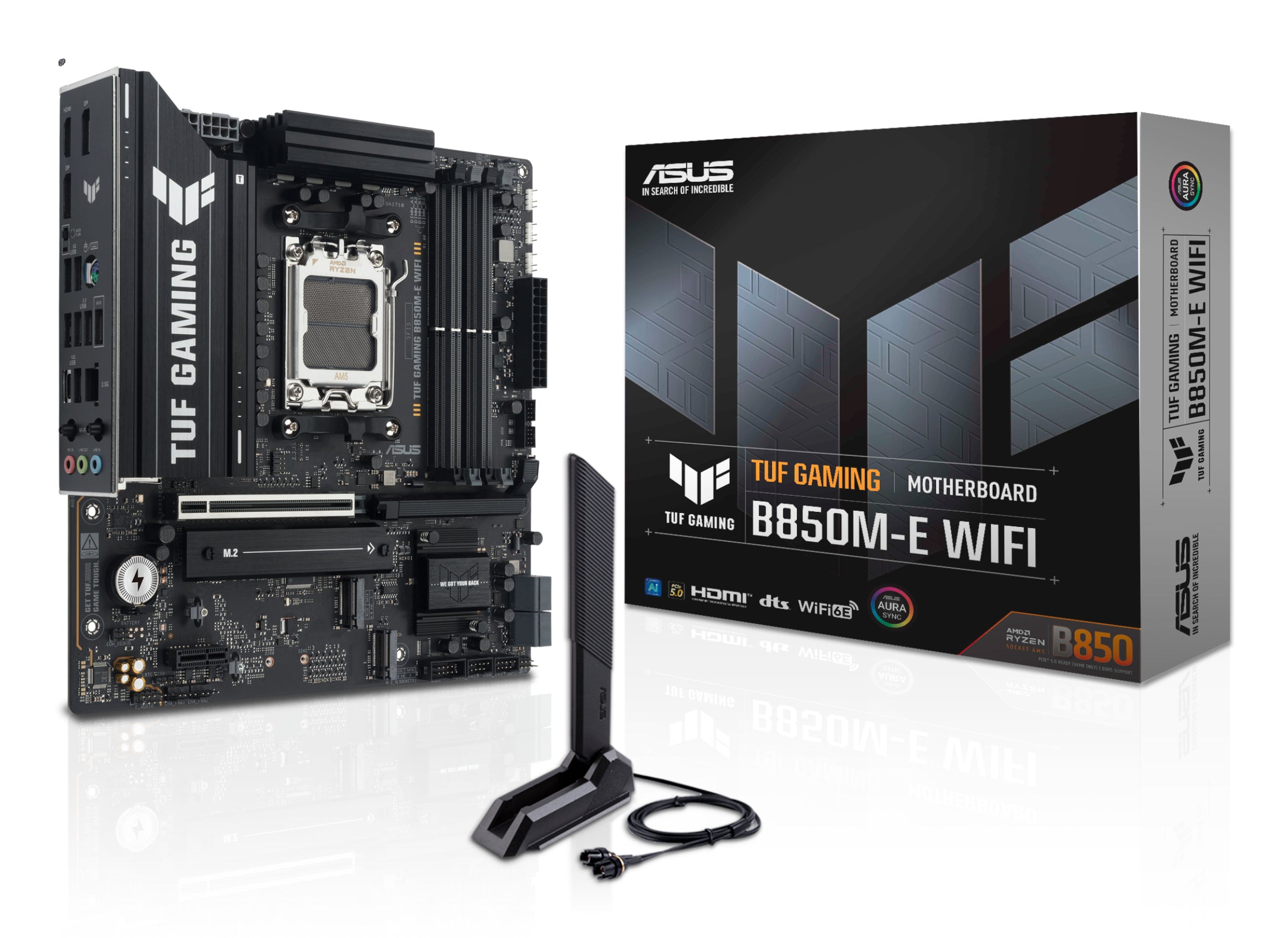 ASUS AM5 B850M-E WIFI TUF GAMING - DDR5-3xM.2-2xDP-HDMI