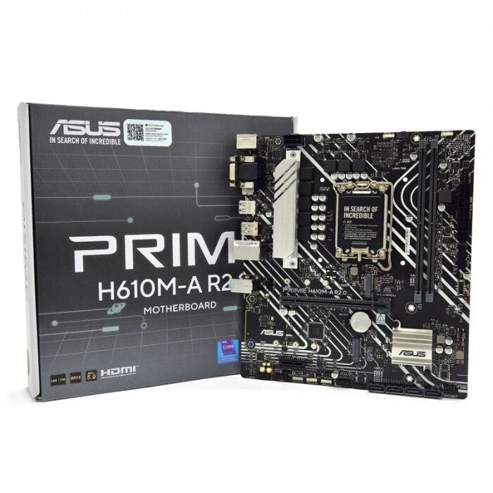 ASUS 1700 H610M-A R2.0 PRIME - DDR5-2xM.2-DP-HDMI-µATX