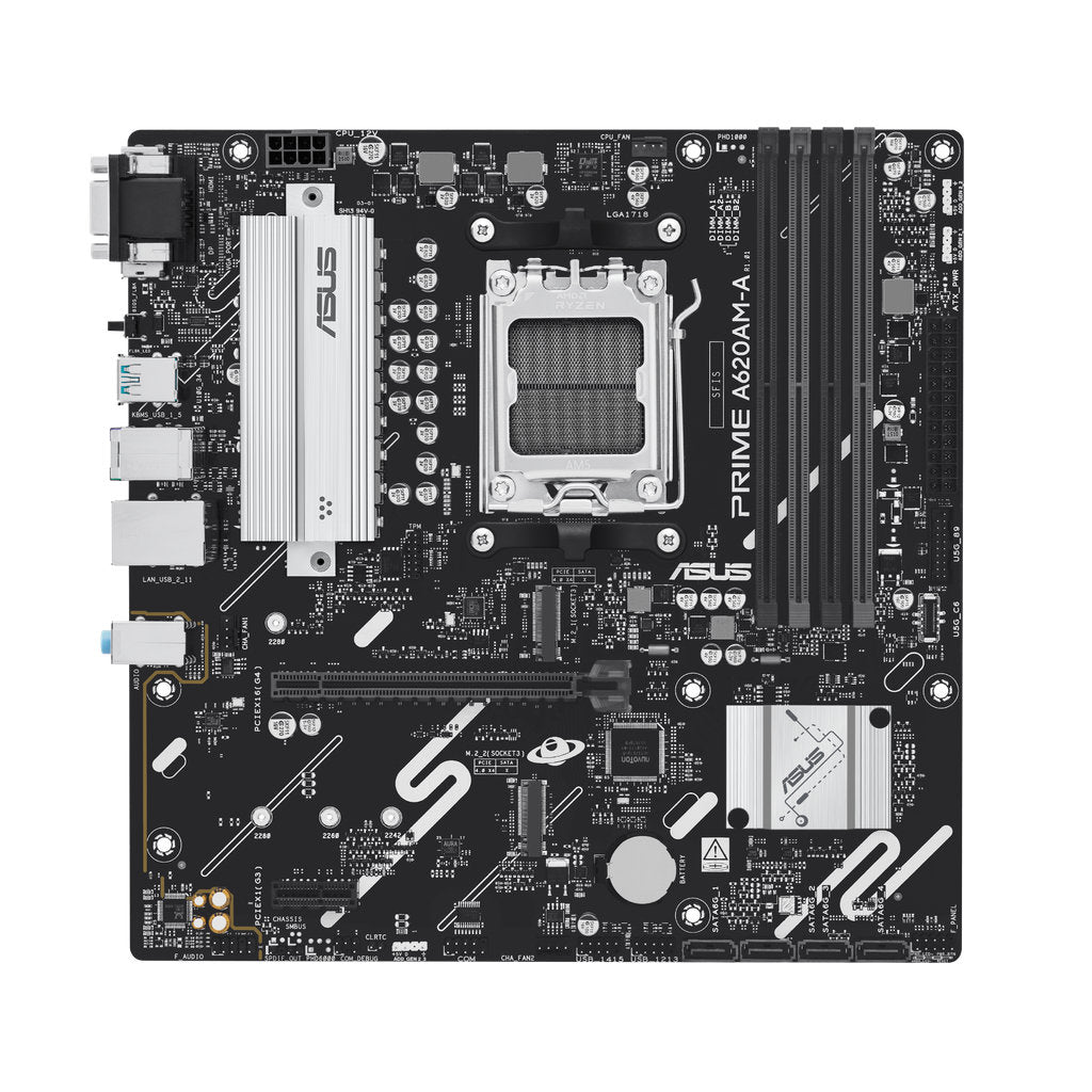 ASUS AM5 A620AM-A-CSM PRIME - DDR5-2xM.2-DP-HDMI-VGA-µATX