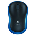 Logitech M185 Optical USB-A Blauw-Zwart Retail Wireless