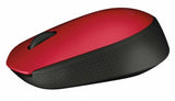 Logitech M171 Optical USB-A Rood-Zwart Retail Wireless