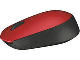 Logitech M171 Optical USB-A Rood-Zwart Retail Wireless