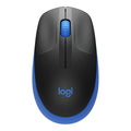 Logitech M190 Optical USB-A Zwart-Blauw Retail Wireless
