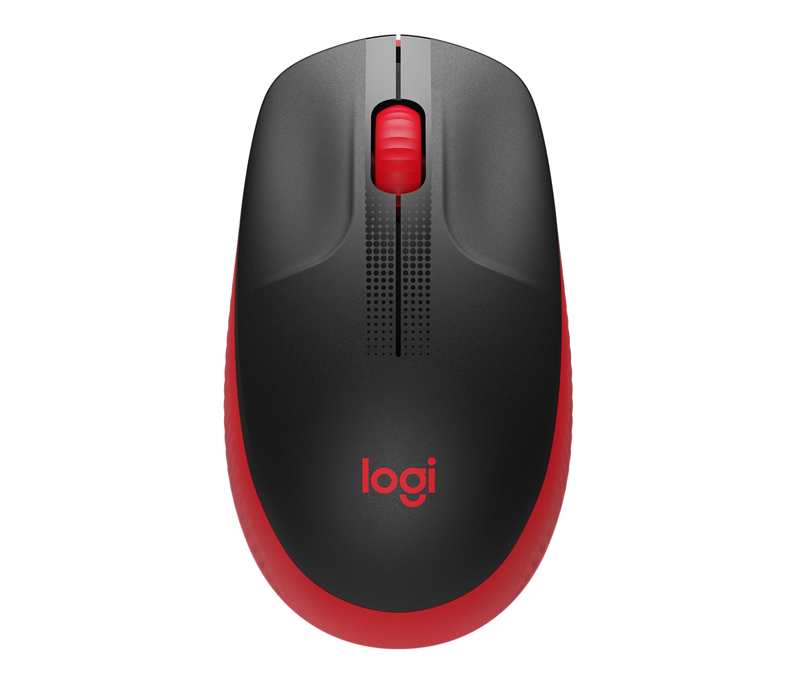 Logitech M190 Optical USB-A Zwart-Rood Retail Wireless