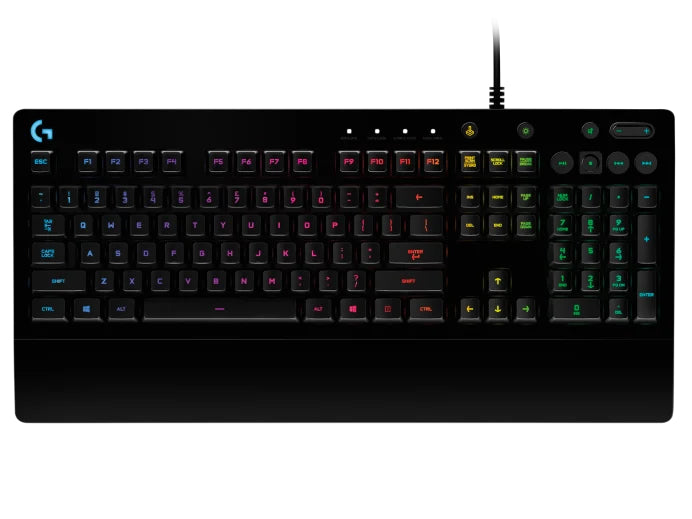KB Logitech G G213 Prodigy RGB Gaming Zwart bedraad Ret