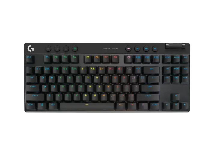 KB Logitech G Pro X TKL LIGHTSPEED Zwart Wirel. Tactile