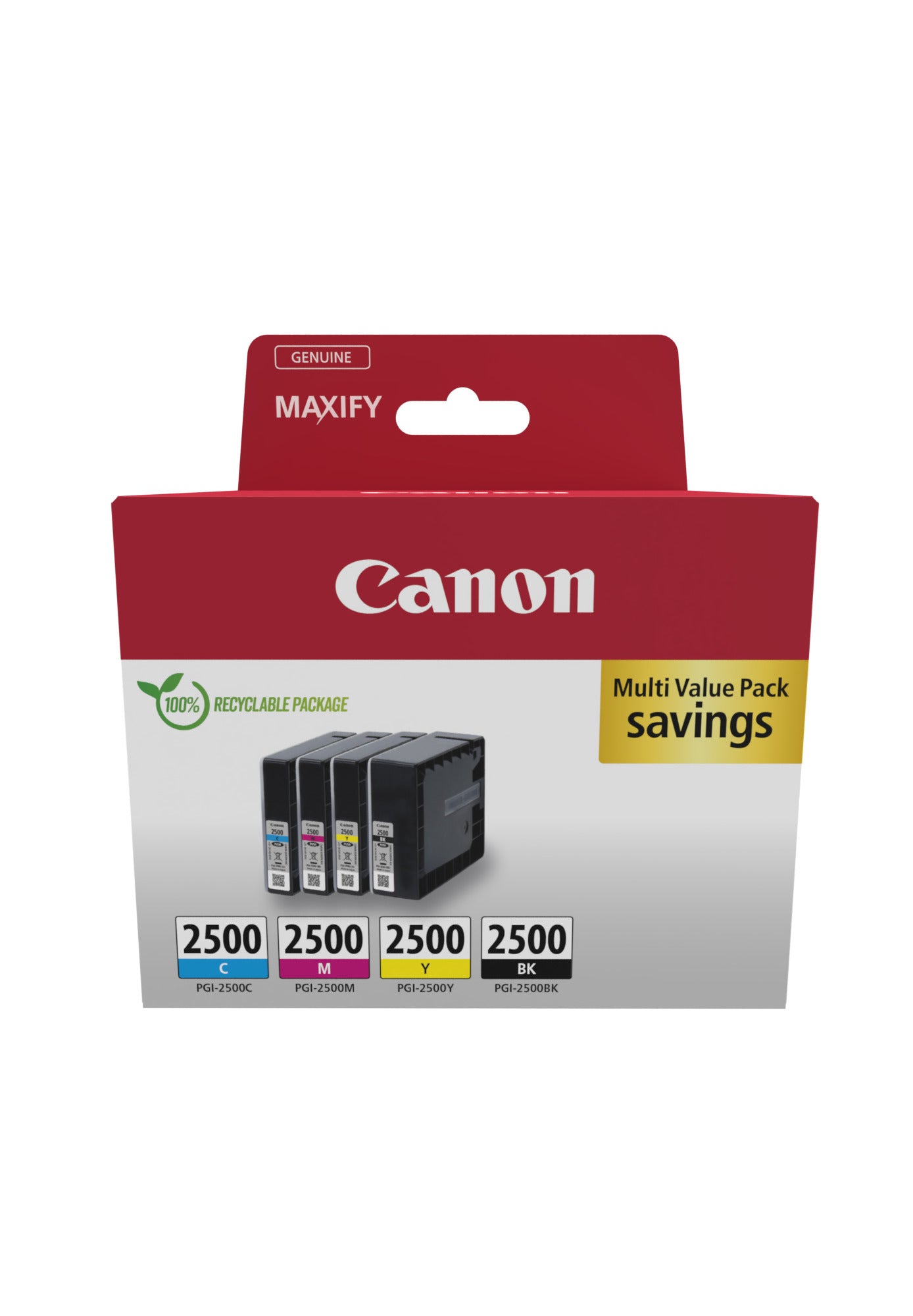 Canon (R) PGI-2500 BK-C-M-Y MultiPack 57,9ml(Origineel)
