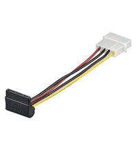 Voedingconverter 5.25-inch --> SATA (haaks) Goobay