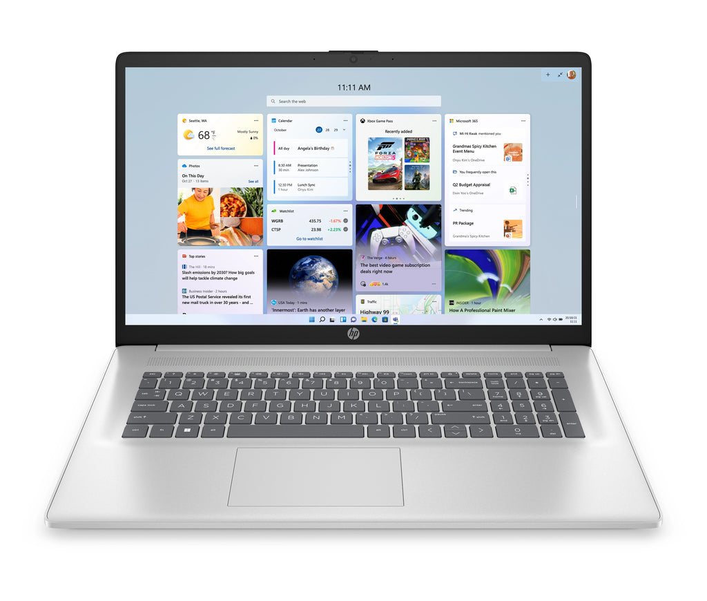 HP 17,3-inch R7-7-16GB-512GB-FHD IPS-W11 Zilver