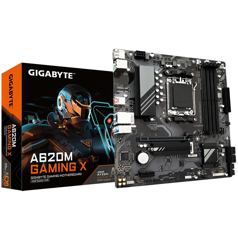 Gigabyte AM5 A620M GAMING X - DDR5-M.2-DP-HDMI-µATX