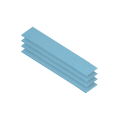 CPU koelpasta Arctic ThermalPad TP-3 120x20mm, 0,5mm 4st