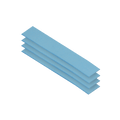 CPU koelpasta Arctic ThermalPad TP-3 120x20mm, 1,0mm 4st