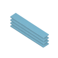 CPU koelpasta Arctic ThermalPad TP-3 120x20mm, 1,5mm 4st