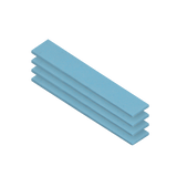 CPU koelpasta Arctic ThermalPad TP-3 120x20mm, 1,5mm 4st