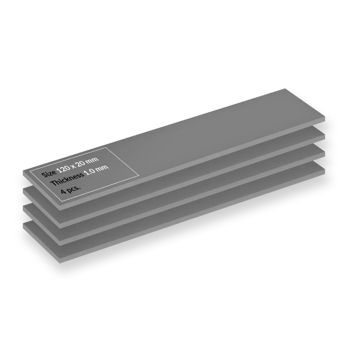 CPU koelpasta Arctic ThermalPad TP-4 120x20mm,1.0mm 4st