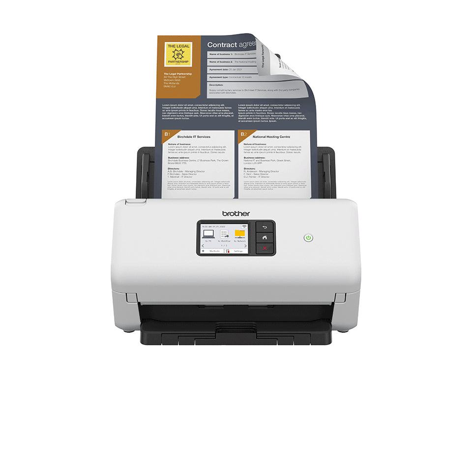 Brother ADS-4550W Documentscanner USB 3.0 - LAN -WLAN