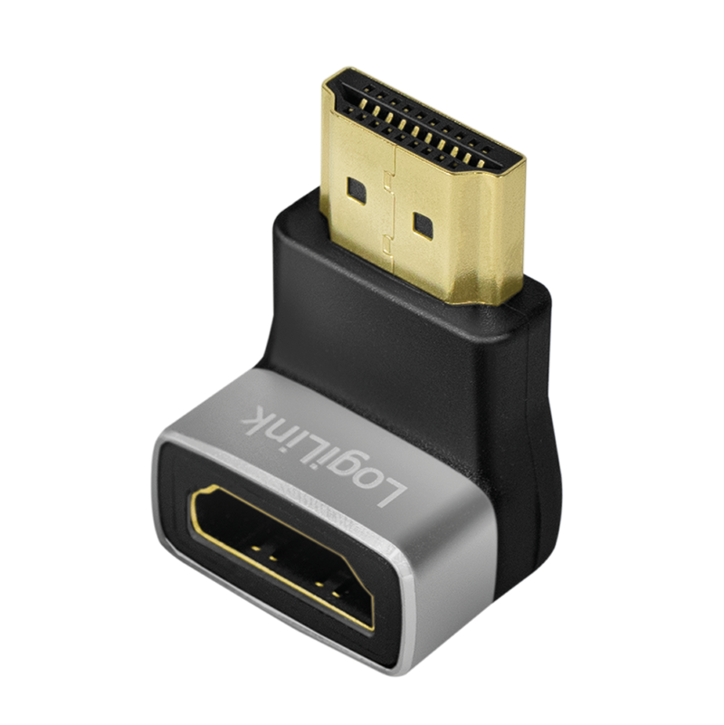 Adapter HDMI (F) <--> HDMI (M) 90° 8K-60Hz LogiLink