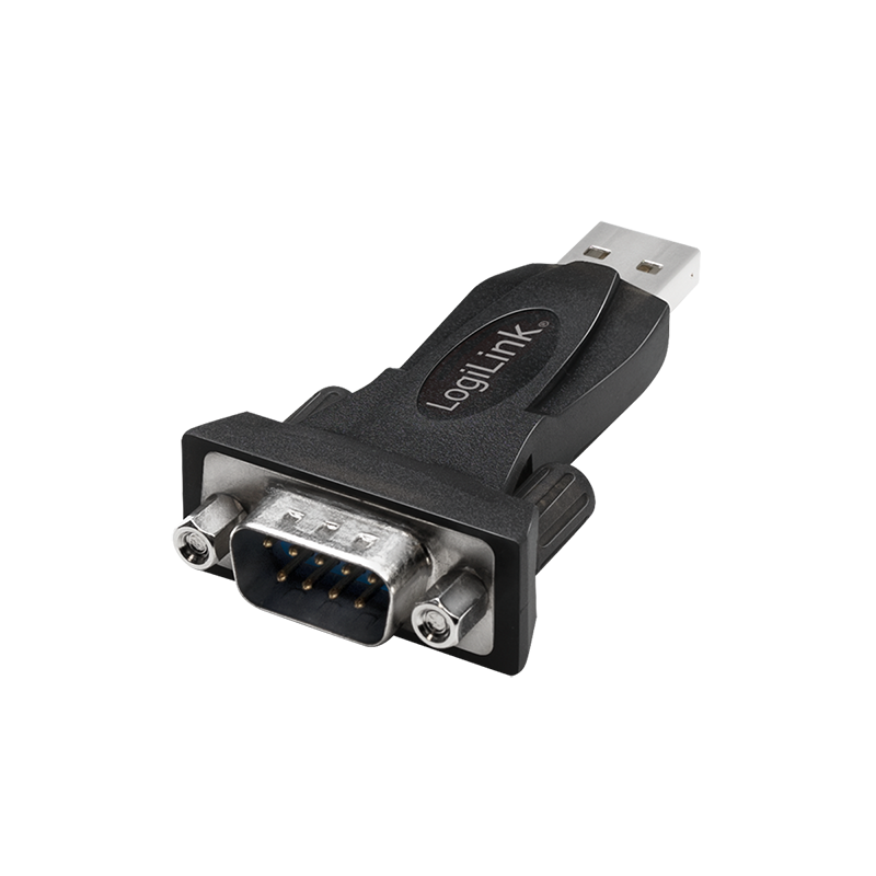 Adapter USB-A 2.0 (M)--> Serieel (M) LogiLink