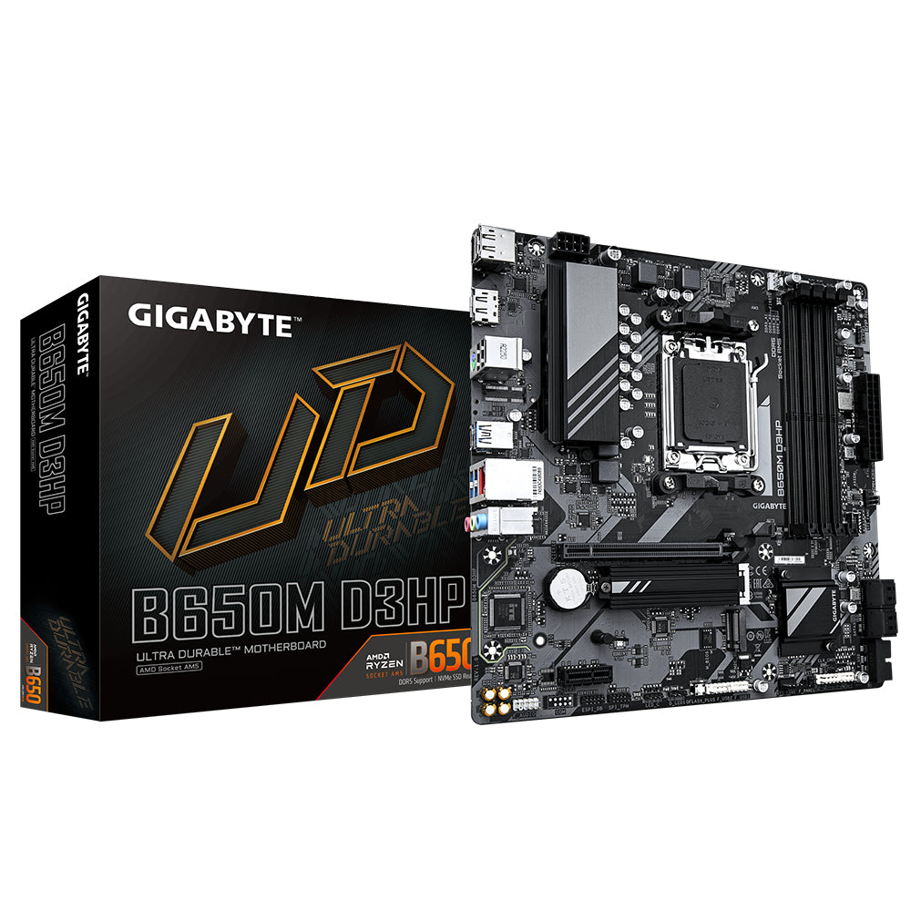 Gigabyte AM5 B650M D3HP - DDR5-2xM.2-2xDP-HDMI-µATX