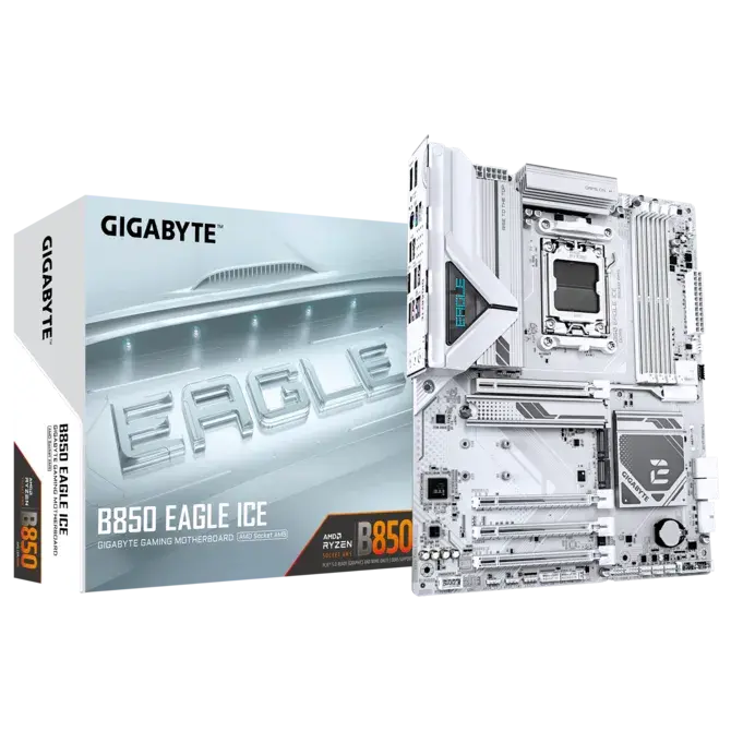 Gigabyte AM5 B850 EAGLE ICE - DDR5-3xM.2-DP-HDMI-ATX