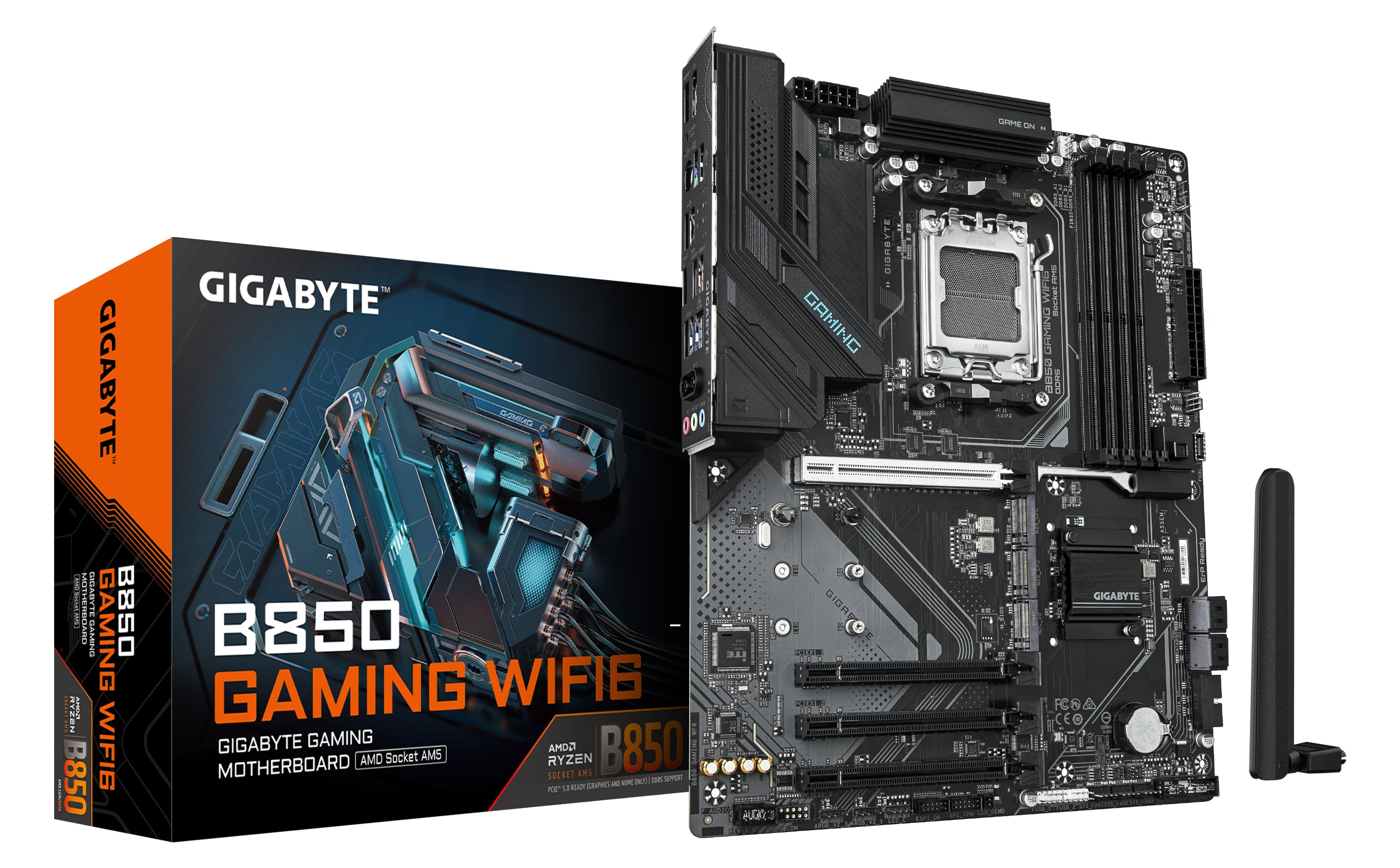 Gigabyte AM5 B850 GAMING WIFI6 - DDR5-3xM.2-DP-HDMI-ATX