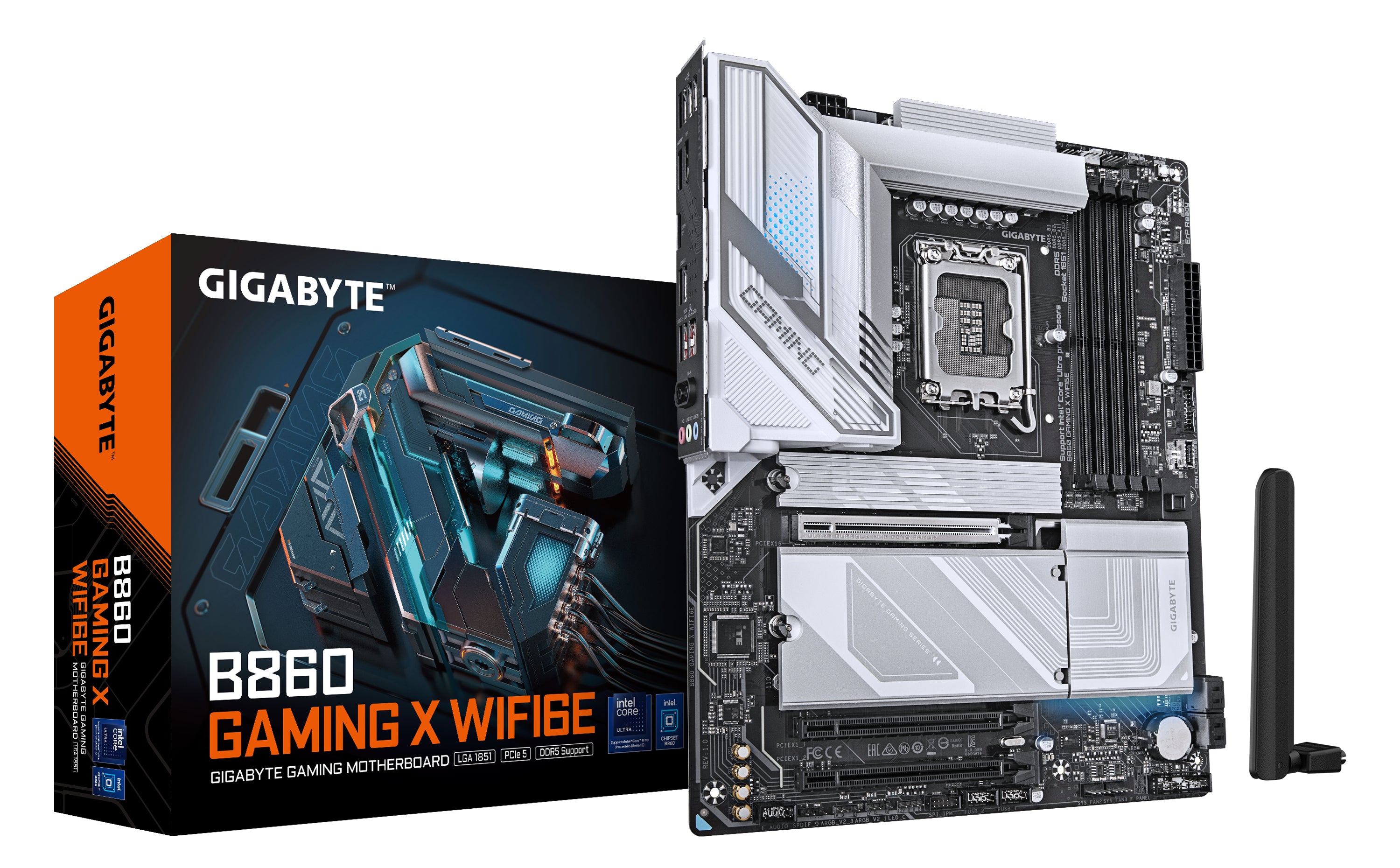 Gigabyte 1851 B860 GAMING X WIFI6E - DDR5-3xM.2-DP-HDMI
