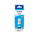 Epson 104 EcoTank Inktfles Cyaan 65,0ml (Origineel)
